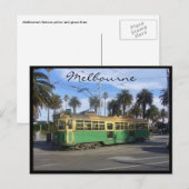 tram melbourne briefkaart (Voorkant / Achterkant)