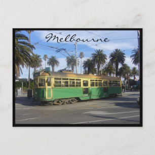 tram melbourne briefkaart