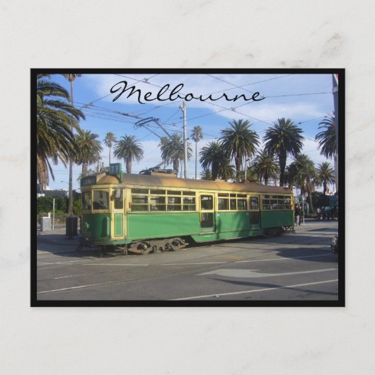 tram melbourne briefkaart (Voorkant)