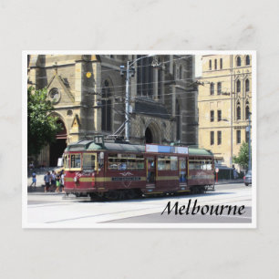 tram melbourne briefkaart