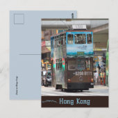 Tram naar Hong Kong Briefkaart (Voorkant / Achterkant)