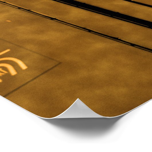 tram op de Liberty-brug -  gevoel Poster (Hoek)