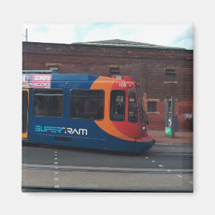 Tram, op straat magneet