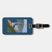 Tram over Juneau, Alaska Vintage Travel Poster Bagagelabel (Voorkant horizontaal)