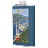 Tram over Juneau, Alaska Vintage Travel Poster Heupfles (Links)