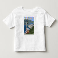 Tram over Juneau, Alaska Vintage Travel Poster