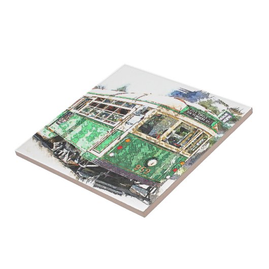 Tram Tegeltje (Zijkant)