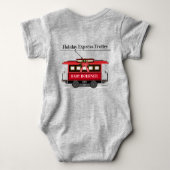 Tram Trolley Streetcar van de familie Groetings va Romper (Achterkant)