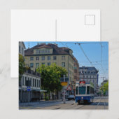 tram van Zürich Briefkaart (Voorkant / Achterkant)