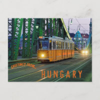 Trambrug op Boedapest Hongarije