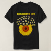 Trambus-chauffeur levensredder voor schoolbusstati t-shirt (Design voorkant)