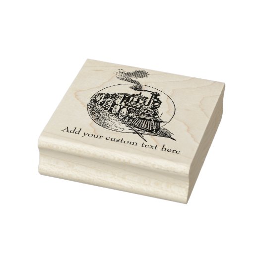  trammotor locomotieven met tekst rubberstempel (Stempel)