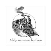  trammotor locomotieven met tekst rubberstempel (Afrduk)