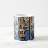 trammug in Lissabon azulejos Koffiemok (Center)
