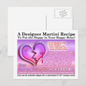Tramp stal mijn Man Tartini Valentijn Martini Kaar Feestdagenkaart (Voorkant / Achterkant)