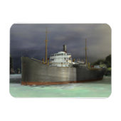 Tramp Steamer Nautical Art Magneet (Horizontaal)