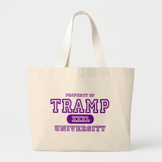 Tramp University Grote Tote Bag (Voorkant)