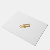 ***TRAMPET PLAYER *** DOORMAT DEURMAT (Schuin)