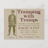 Tramping With Tramps Book Briefkaart (Voorkant)