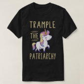 Trample de patriarchie, Feminista, smoes de patri T-shirt (Design voorkant)
