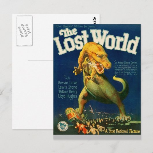 Trampling Tyrannosaurus Briefkaart (Voorkant / Achterkant)