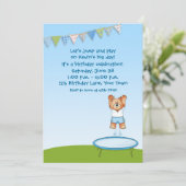 Trampoline Beer Birthday Kaart (Staand voorkant)