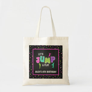 Trampoline Birthday Gift Canvas tas - Girl