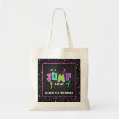 Trampoline Birthday Gift Canvas tas - Meisje (Voorkant)