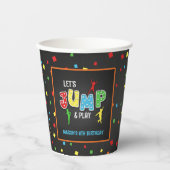 Trampoline Birthday Paper Cup - Boy Papieren Bekers (Voorkant)