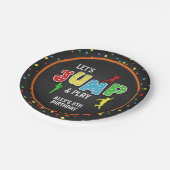 Trampoline Birthday Party Bord - Boy (Gekanteld)