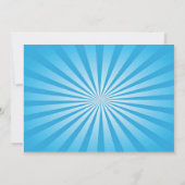 Trampoline Birthday Party Invitation for a Boy Kaart (Achterkant)