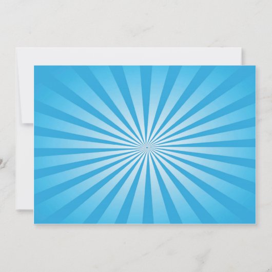 Trampoline Birthday Party Invitation for a Boy Kaart (Achterkant)