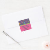 Trampoline Birthday Party Stickers voor meisjes 2 (Envelop)