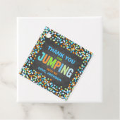 Trampoline Birthday Party Supplies Gift Bedankjes Labels (In situ)