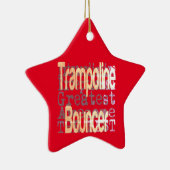 Trampoline Bouncer Extraordinaire Keramisch Ornament (Rechts)