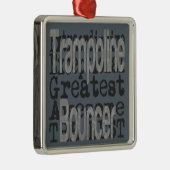 Trampoline Bouncer Extraordinaire Metalen Ornament (Rechts)