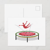 Trampoline Briefkaart (Voorkant / Achterkant)