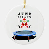 Trampoline Christmas Collectible Keramisch Ornament (Voorkant)