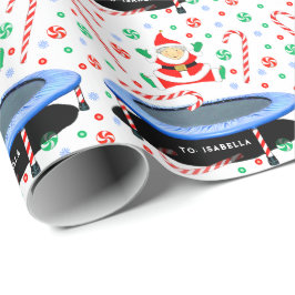 Trampoline Christmas Gift Cadeaupapier
