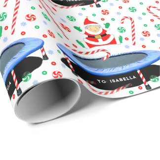 Trampoline Christmas Gift Cadeaupapier