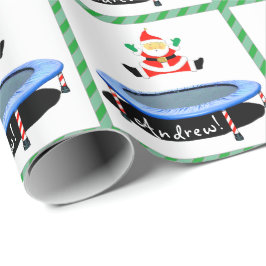 Trampoline Christmas Holiday Gift Cadeaupapier