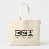 Trampoline Grote Tote Bag (Voorkant)