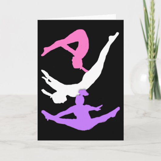 Trampoline gymanst kaart (Voorkant)