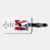 Trampoline Gymnast Bagagelabel (Achterkant horizontaal)