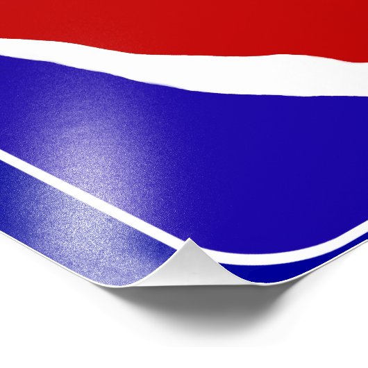 Trampoline gymnast foto afdruk (Hoek)