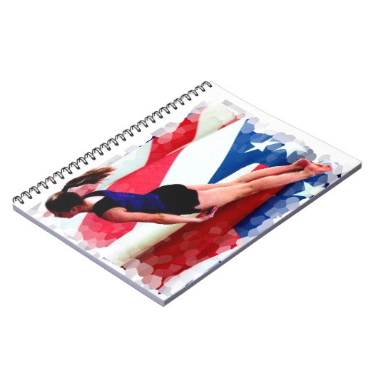 Trampoline Gymnast Notitieboek (Linkerzijde)