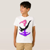 Trampoline gymnast T-shirt (Voorkant volledig)