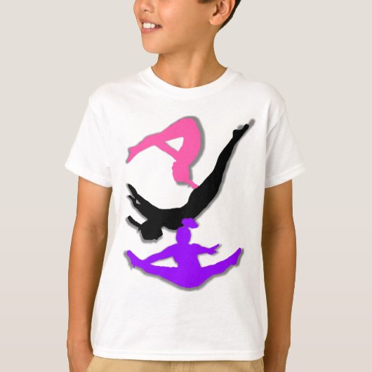 Trampoline gymnast T-shirt (Voorkant)