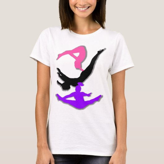 Trampoline gymnast T-shirt (Voorkant)