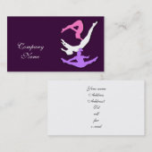 Trampoline gymnast visitekaartjes (Voorkant / Achterkant)